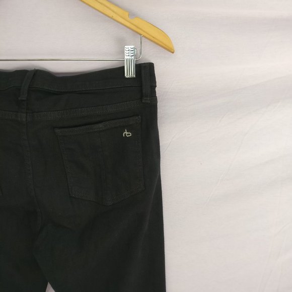 Rag & Bone 10"inch crop Flared Japanese denim Jeans 10w +MEASUREMENT 98%cotton - Picture 6 of 13